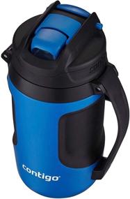 img 2 attached to Refreshing Hydration On-The-Go: Contigo AUTOSPOUT Water Bottle 64Oz Licorice