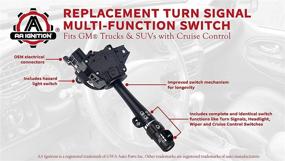 img 1 attached to Многофункциональный переключатель поворотов - совместим с автомобилями Chevy, GMC, Cadillac - заменяет оригинальные детали OEM 12450067, D6299A, 2330856 - подходит для Trailblazer, Silverado, Suburban, Avalanche, Tahoe, Sierra, Yukon, XL, Envoy.