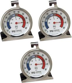 img 3 attached to Tru Temp Refrigerator Freezer Thermometer Pack Kitchen & Dining