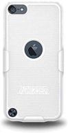 📱 amzer shellster shell holster combo case cover for 5th generation apple ipod touch (white) logo