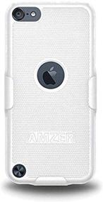 img 1 attached to 📱 Amzer Shellster Shell Holster Combo Case Cover for 5th Generation Apple iPod Touch (White)