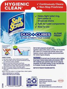 img 3 attached to Alpine Fresh Soft Scrub In-Tank Toilet Cleaner Duo-Cubes - Pack of 2