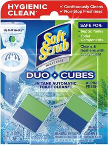 img 4 attached to Alpine Fresh Soft Scrub In-Tank Toilet Cleaner Duo-Cubes - Pack of 2