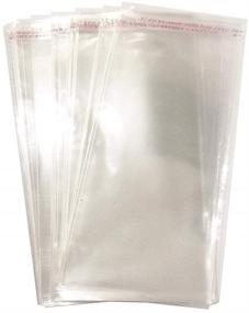 img 4 attached to 🎁 Versatile 200 Pcs Resealable Clear Cellophane Bags for Bakery, Candy, Gifts, and More!