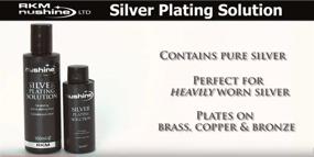 img 2 attached to Nushine Silver Plating Solution 3.4 Oz - Permanently Plating Pure Silver on Worn Silver, Brass, Copper, and Bronze ONLY (Environmentally Friendly Formula)