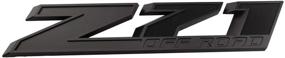 img 3 attached to 10.3 Inch Z71 Off Road Emblems Decals 3D Badge Set | Compatible with Chevy Silverado, Colorado, GMC Sierra | Black