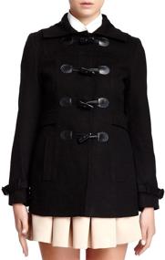 img 1 attached to VERTIGO PARIS Womens Classic Duffle Women's Clothing for Coats, Jackets & Vests