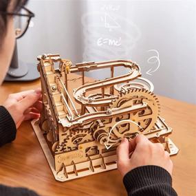 img 1 attached to 🧩 ROKR Wooden Puzzles Marble Run: Unleash Your Creative and Problem-Solving Skills
