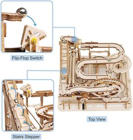 img 2 attached to 🧩 ROKR Wooden Puzzles Marble Run: Unleash Your Creative and Problem-Solving Skills