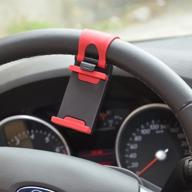 📱 mmobiel portable steering wheel phone holder mount clip hands free compatible with iphone 12 pro, iphone 11 pro max, samsung s21, and more logo