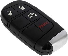 img 1 attached to SCITOO Keyless Entry Remote Key Fob Shell Case Replacement for 4-Button Key - Dodge Challenger (15-18), Dodge Charger, Journey (11-18), Dart (14-16), Durango (14-18) - 1pc M3N40821302