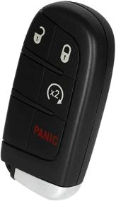 img 2 attached to SCITOO Keyless Entry Remote Key Fob Shell Case Replacement for 4-Button Key - Dodge Challenger (15-18), Dodge Charger, Journey (11-18), Dart (14-16), Durango (14-18) - 1pc M3N40821302