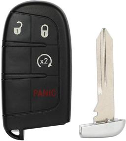 img 3 attached to SCITOO Keyless Entry Remote Key Fob Shell Case Replacement for 4-Button Key - Dodge Challenger (15-18), Dodge Charger, Journey (11-18), Dart (14-16), Durango (14-18) - 1pc M3N40821302