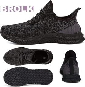 img 1 attached to Brolk Mens Running Shoes Ultra Breathable Men's Shoes for Fashion Sneakers