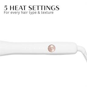 img 3 attached to 🔥 T3 Singlepass Ceramic 1-Inch Flat Iron with Customizable Heat Settings for Straightening, Styling, and Creating Smooth Hair, Waves, and Curls