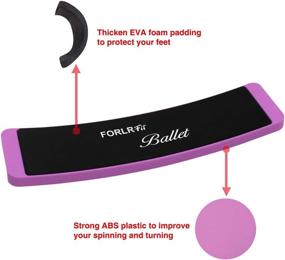 img 2 attached to 🩰 FORLRFIT Ballet Turning Board - Enhance Turns, Spin, Spotting, and Balance for Dancers and Figure Skaters