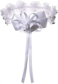 img 3 attached to Colorful House Headband Wedding Headpiece Girls' Accessories in First Communion Veils