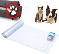 jsbh upgraded scat mat - indoor electronic pet shock pad, 12 x 60-inch: keep pets off couch & furniture, deterrent scatmat training mats for dogs & cats with led indicator logo