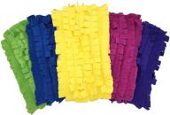 xanitize fleece xl sweeper mop refills for swiffer x-large - reusable, dry duster, for hardwoods and laminates - 5-pack rainbow ii - ultimate floor cleaning solution logo