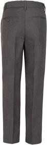 img 2 attached to 👖 RGM Dress Flat Front Skinny Slacks Boys' Pants in Clothing