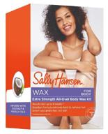 💁 sally hansen all-over body waxing kit: extra strength - 1 ea, 1 count - discover super smooth results! logo