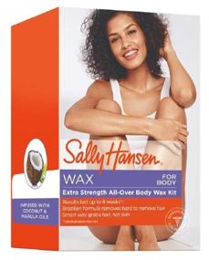 img 4 attached to 💁 Sally Hansen All-Over Body Waxing Kit: Extra Strength - 1 Ea, 1 Count - Discover Super Smooth Results!