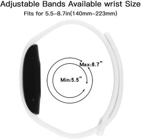 img 2 attached to YOSWAN Compatible Replacement Smartwatch Accessories