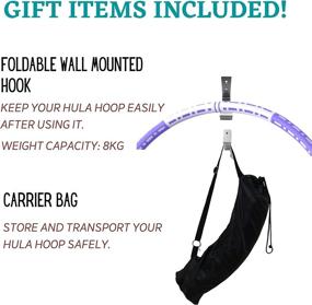 img 3 attached to KARVERR Sport Weighted Hula Hoop Sports & Fitness and Leisure Sports & Game Room