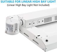 cinoton 360° microwave motion sensor light switch - ip65 waterproof, no control logo