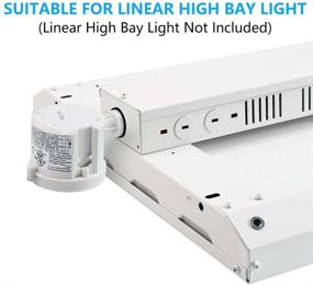 img 4 attached to CINOTON 360° Microwave Motion Sensor Light Switch - IP65 Waterproof, No Control