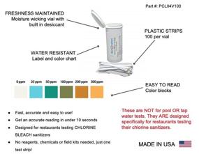 img 3 attached to 🌊 Plastic Moisture Test for Restaurant Chlorine Sanitizer: Measure and Inspect for Better Optimization