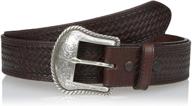 👜 classic style and durability: nocona men's brown basket billet logo