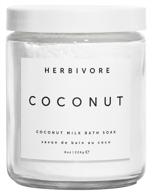 🥥 herbivore botanicals coconut milk bath soak – skin-softening, vanilla-scented, natural & vegan (8 oz) logo