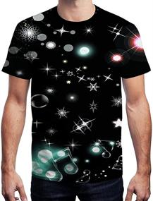 img 2 attached to 👕 Syaimn Men's Graphic T Shirts with Stylish Pattern Prints for Fashionable Shirts