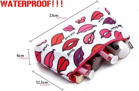 img 2 attached to Waterproof Makeup Printing Travel Cosmetic
