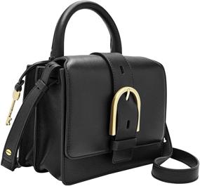 img 4 attached to 👜 Fossil Women's Leather Crossbody Handbag - Stylish Handbags & Wallets for Totes