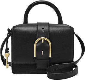 img 1 attached to 👜 Fossil Women's Leather Crossbody Handbag - Stylish Handbags & Wallets for Totes