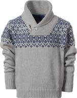 gioberti pullover knitted sweater closure boys' clothing : sweaters logo