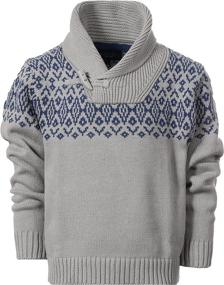 img 4 attached to Gioberti Pullover Knitted Sweater Closure Boys' Clothing : Sweaters