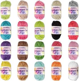 img 2 attached to BambooMN Amigurumi Select Premium Acrylic Craft Yarn Bonbons - Perfect for Crochet and Knitting Projects - Variety Pack - 10 x 10g Bonbons, Totaling 250 yds.