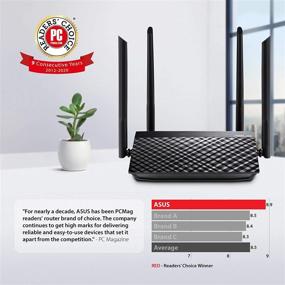 img 3 attached to 🔁 WI-FI роутер ASUS RT-AC1200_V2: Двухдиапазонный для игр и потокового вещания, простая настройка, родительский контроль