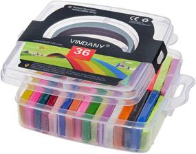 img 1 attached to 🎨 Vindany 36 Colors Polymer Clay - Nontoxic Soft Modeling Clay for DIY Crafts - Includes Tools and Storage Box - Ideal Christmas Toy for Kids (36 Colors)