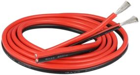 img 1 attached to BNTECHGO 12 Gauge Flexible 2 Conductor Parallel Silicone Wire Spool Red Black High Resistant 200 Deg C 600V For Single Color LED Strip Extension Cable Cord Industrial Electrical in Wiring & Connecting