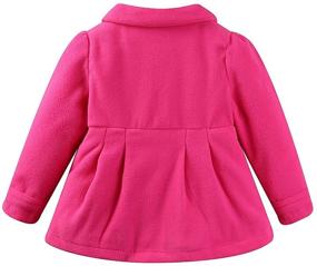 img 3 attached to 👧 Little girl Mud Kingdom Fleece Coat Jacket