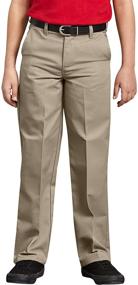 img 3 attached to 👖 Dickies Flexwaist Front Straight Charcoal Boys' Clothing: Durable & Stylish Pants