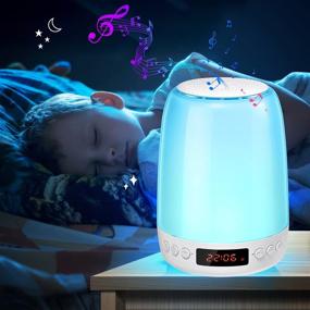 img 4 attached to 🌙 Multi-functional Night Lights for Kids Room with White Noise and Bluetooth Connectivity