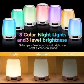 img 1 attached to 🌙 Multi-functional Night Lights for Kids Room with White Noise and Bluetooth Connectivity