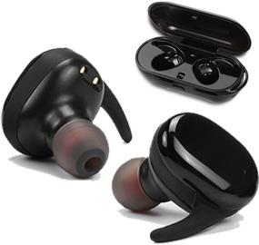 img 4 attached to 🎧 Winage Earbuds Bluetooth Wireless Headphones: Sleek and Lightweight Black Earphones