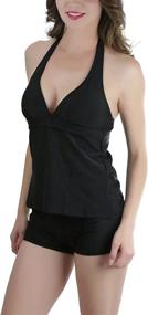 img 2 attached to ToBeInStyle Two Piece Relaxed Blouson Tankini