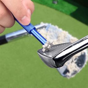 img 3 attached to ⛳ Golf Club Groove Sharpener by LZFAN - 6 Sided Tool for Sharpening, Re-Grooving, and Cleaning Irons, Includes Ball Chain - Essential Golf Club Accessory